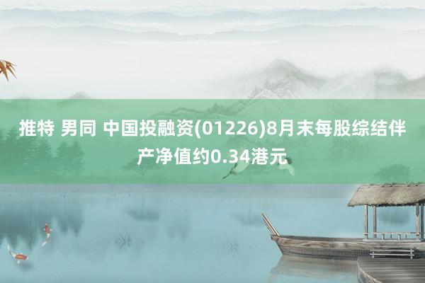 推特 男同 中国投融资(01226)8月末每股综结伴产净值约0.34港元