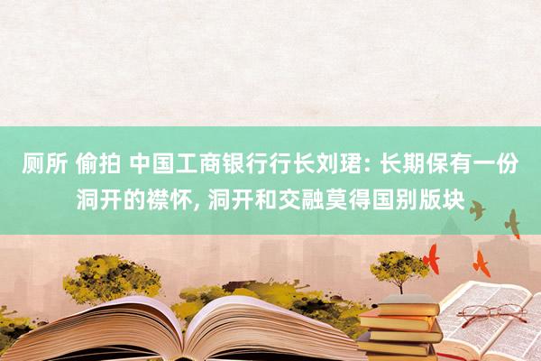 厕所 偷拍 中国工商银行行长刘珺: 长期保有一份洞开的襟怀， 洞开和交融莫得国别版块