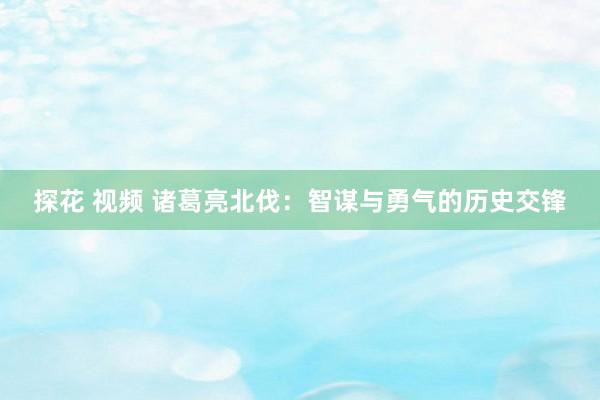 探花 视频 诸葛亮北伐：智谋与勇气的历史交锋